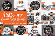 Halloween Door Signs SVG Bundle, an Illustration by OldMarket Designs (Thumbnail 1 of 10)
