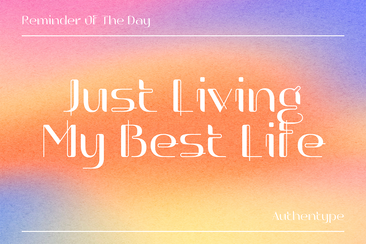 Quarte Classic Line, a Sans Serif Font by AuthenType (Photo 11 of 11)