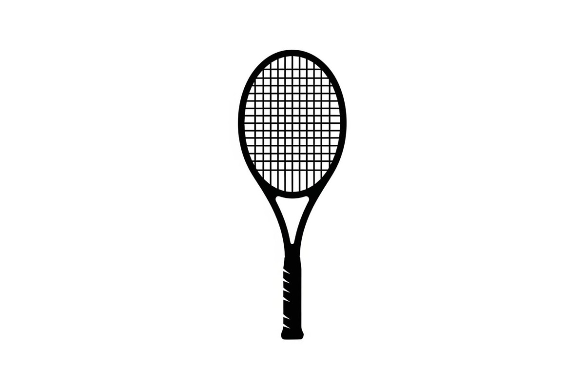 Tennis Racket Icon Silhouette Bundle, an Illustration by Designs_River (Photo 21 of 51)