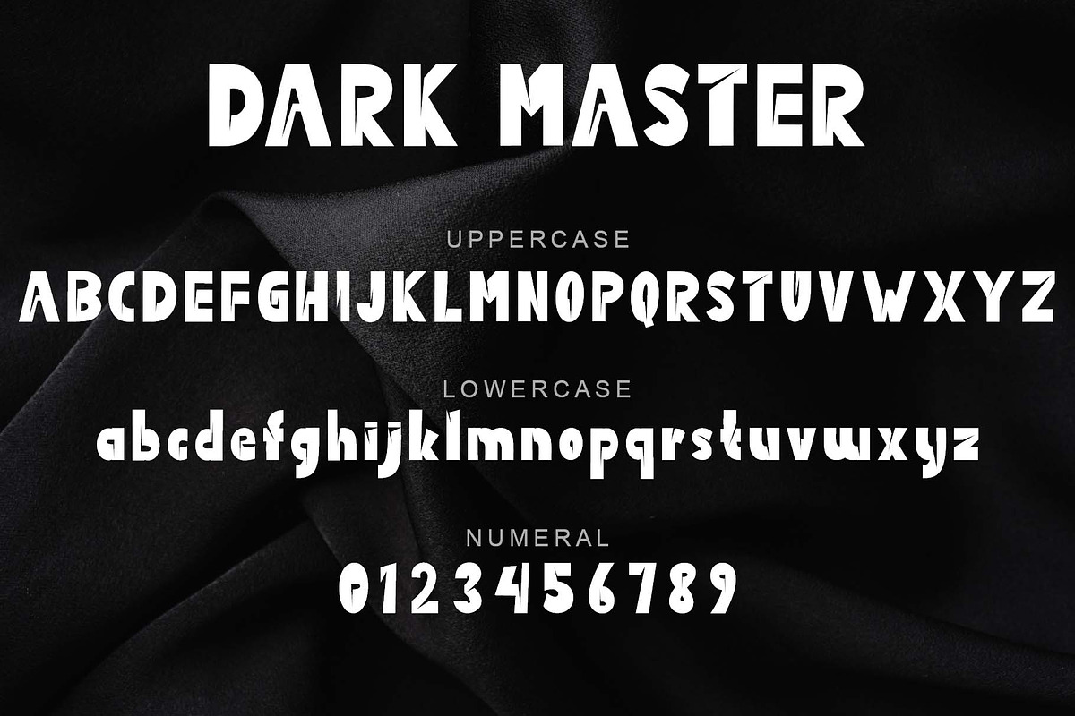 Dark Master, a Font by Yoga Letter (Photo 6 of 7)