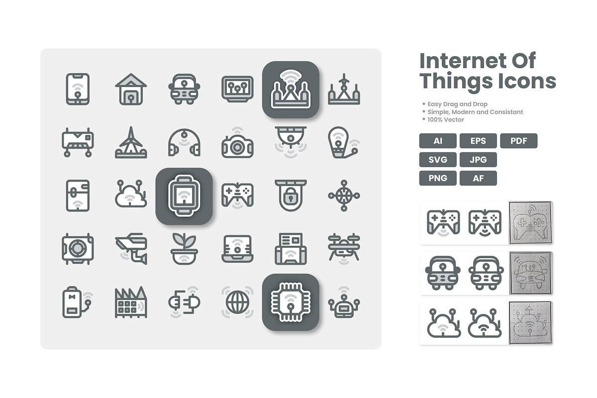 Internet Of Things Icon Pack, a Duotone Icon by erifqizeicon (Photo 2 of 3)