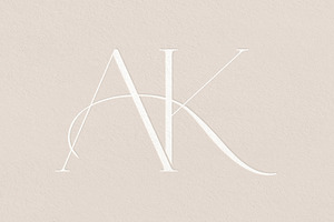 AK Monogram Logo