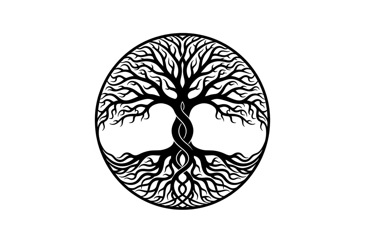 Tree of Life Circle SVG Bundle, an Illustration by Gfx_Store (Photo 37 of 50)