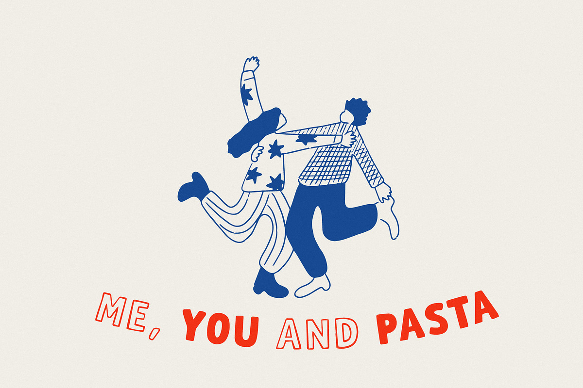 Pasta lover | Playful font, a Handwritten Font by JuliaVolkova (Photo 2 of 7)
