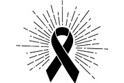 Black Awareness Ribbon Icon Set, a Healthcare Illustration by Artivon (Thumbnail 13 of 51)