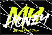 My Honey Brush Font Duo, a Script Font by MissinkLab Studio (Thumbnail 1 of 7)