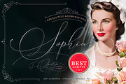 Absolutely Adorable Sophia, a Script Font by Blessed Print (Thumbnail 1 of 11)