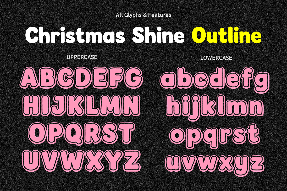 Christmas Shine, a Handwritten Font by BBtypeStudios (Photo 16 of 24)