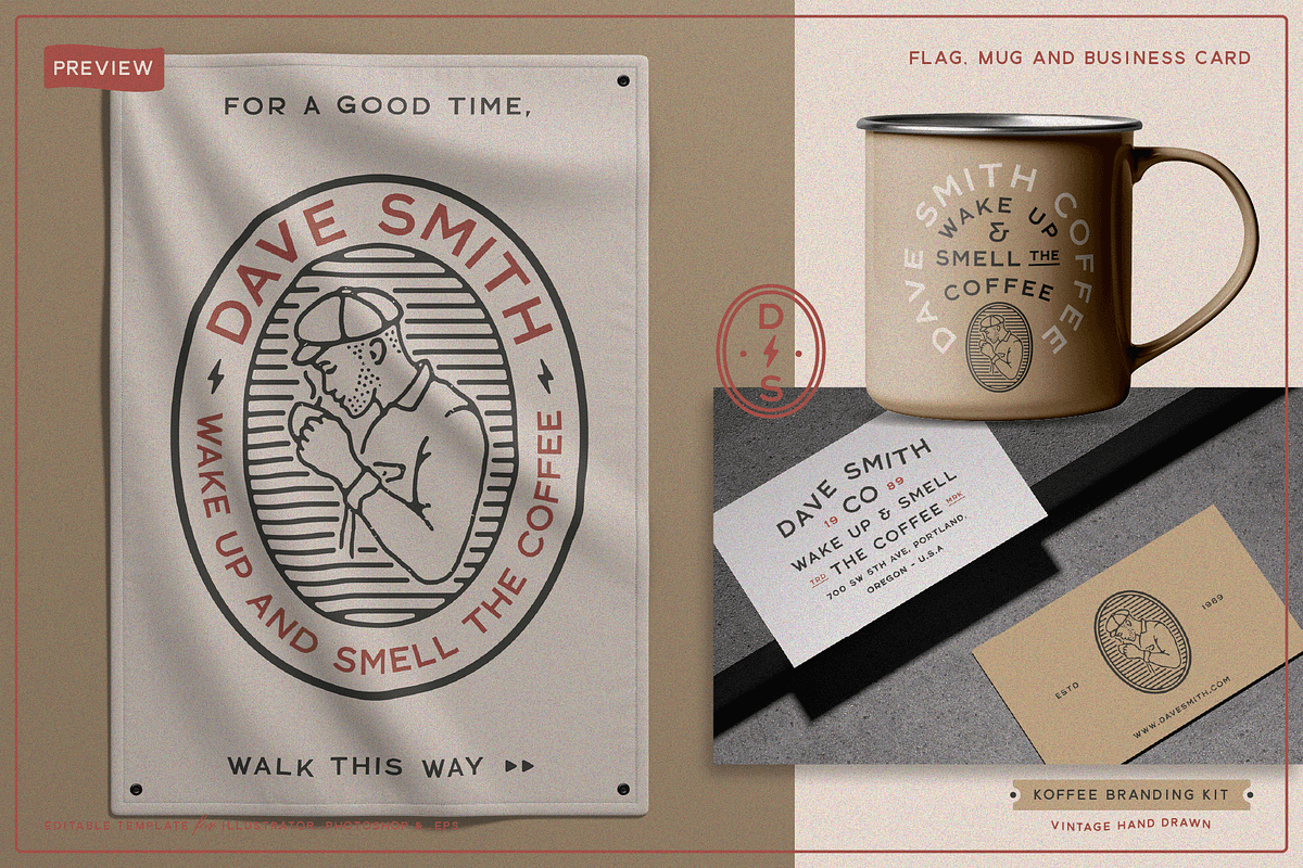 Koffee Branding Kit, a Branding & Logo Template by Refolve Design (Photo 13 of 30)