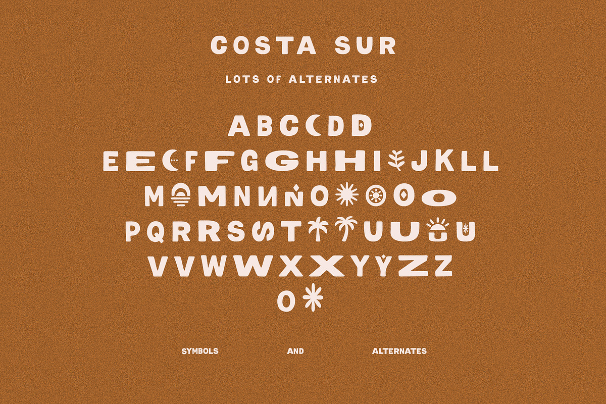 Handwritten Coastal Symbol Font, a Sans Serif Font by Laras Wonderland (Photo 13 of 15)