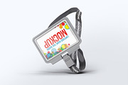 Lanyard Name Tag Badge Mock-Up, an Advertising Mockup by DesignRushMarket (Thumbnail 8 of 10)