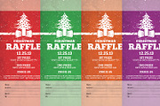 Christmas Raffle Ticket Template, a Card Template by Four C Graphic (Thumbnail 8 of 8)