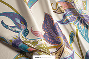 Silk Closeup Mockup Set, a Print Template by WebAndCat (Thumbnail 4 of 7)