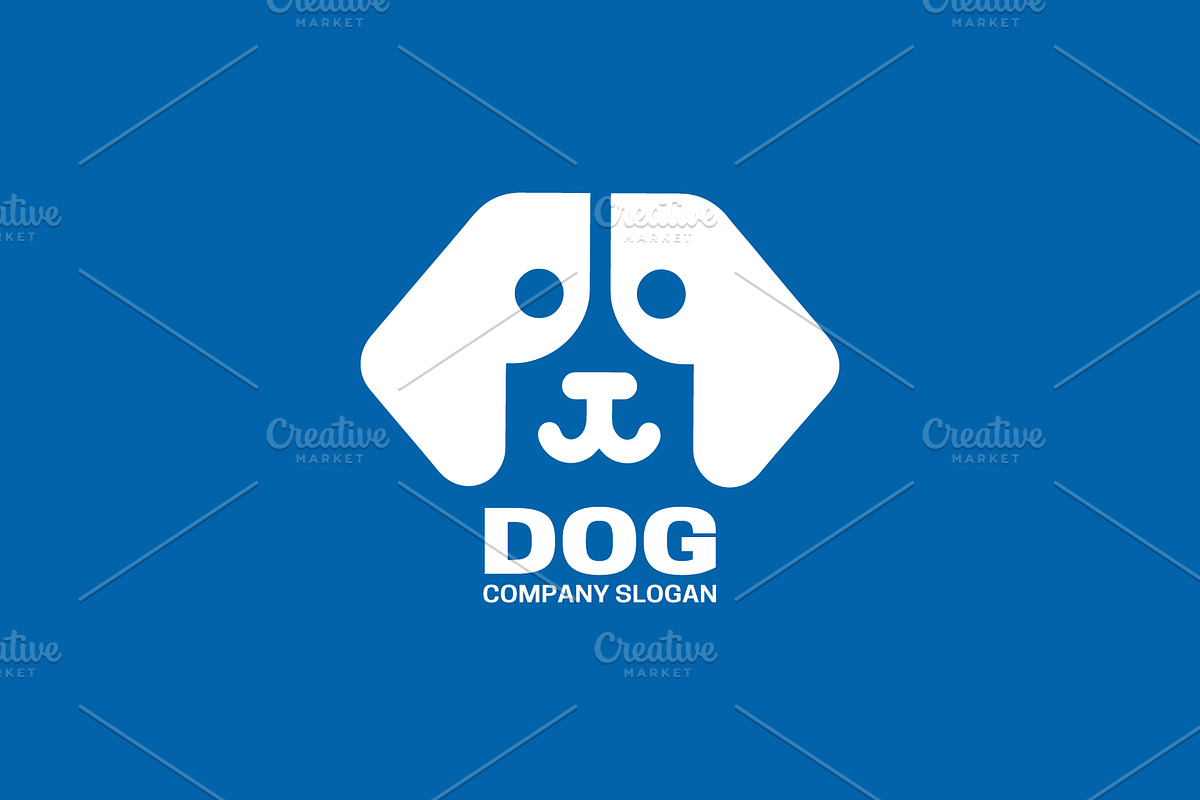 Dog face logo, a Branding & Logo Template by Vectorium Studio (Photo 2 of 2)