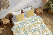 Sunlit Sage Mosaic Seamless Pattern, a Pattern Graphic by OwlAndFern (Thumbnail 7 of 15)