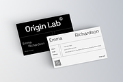 Monochrome Business Card, a Business Card Template by Annora Studio (Thumbnail 2 of 6)