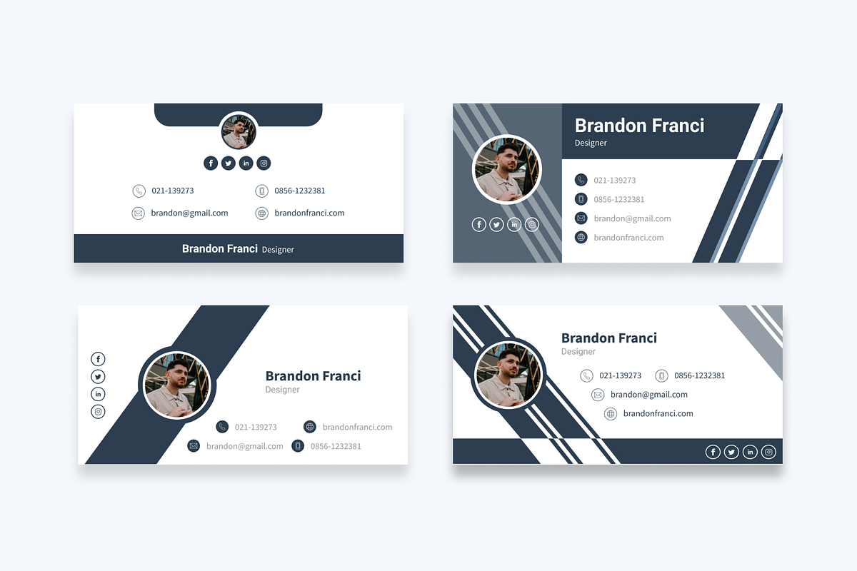 160 Creative Email Signature, an Email Template by Reza Space (Photo 4 of 4)