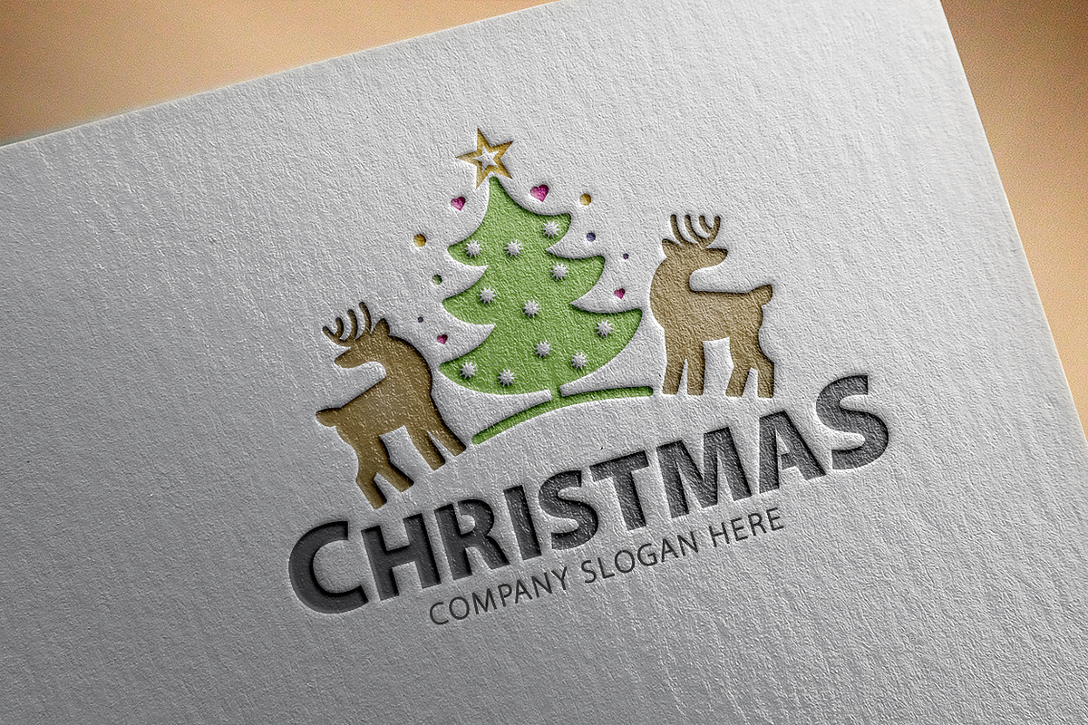 Merry Christmas Tree Logo, a Branding & Logo Template by Creative Dezing (Photo 5 of 7)