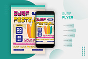 Surf Festival - Flyer Template, a Flyer Template by VUNIRA (Thumbnail 1 of 2)