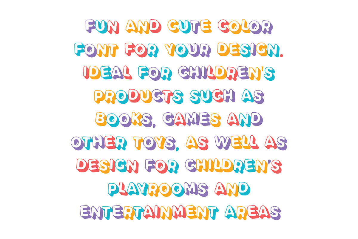Kids Headline Font preview 3