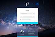 Sign-in / Login Screens, a Templates & Theme by Tündi Szász (Thumbnail 4 of 4)