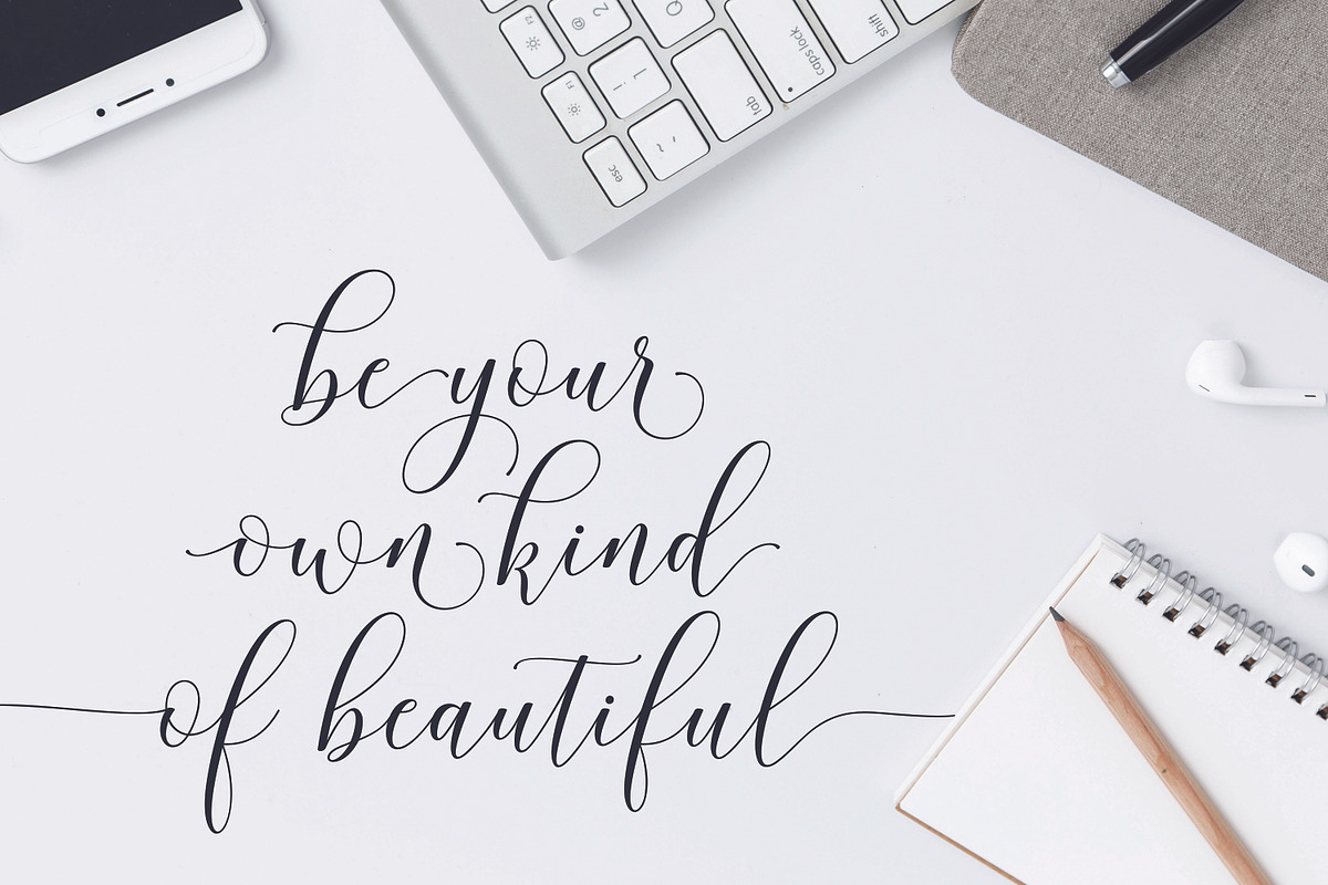 New Pamithais Script, a Script Font by Barland Design (Photo 2 of 10)