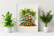 Summer Mushroom's Sublimation Clip, an Illustration by SVGArt (Thumbnail 5 of 8)