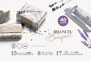 Provence Lavender. Flower set., a Pattern Graphic by Kotkoa (Thumbnail 2 of 8)