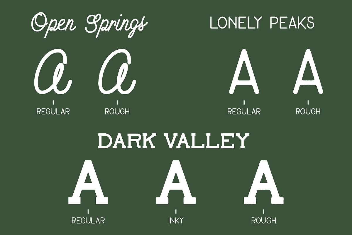 Open Springs - Font Trio preview 4