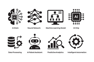 AI & Machine Learning Icons