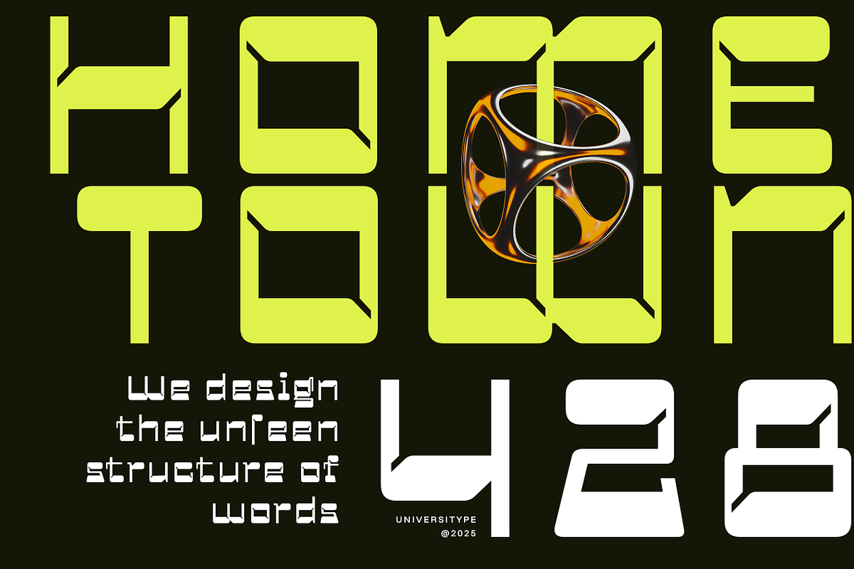 UT Xinka - A Reverse Display Font, a Sans Serif Font by Universitype (Photo 2 of 12)