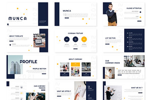 Munca - Powerpoint Template