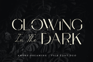 Amore Dreaming Font Duo