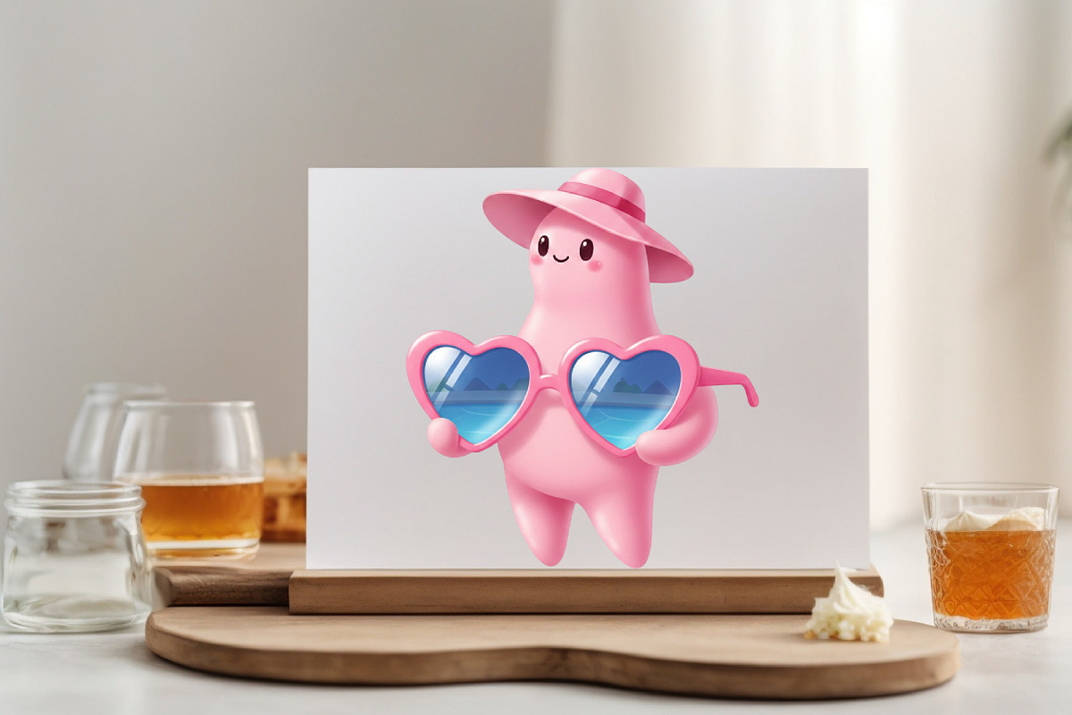 Whimsical Pink Summer Poolside Clipa, an Illustration by SVGArt (Photo 3 of 9)