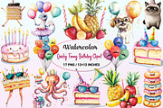 Quirky Funny Birthday Clipart Png, a Graphic by CitraGraphics (Thumbnail 1 of 4)