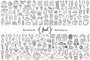 Vector set with food doodles, an Object Graphic by Olga Chuklay (Thumbnail 2 of 2)