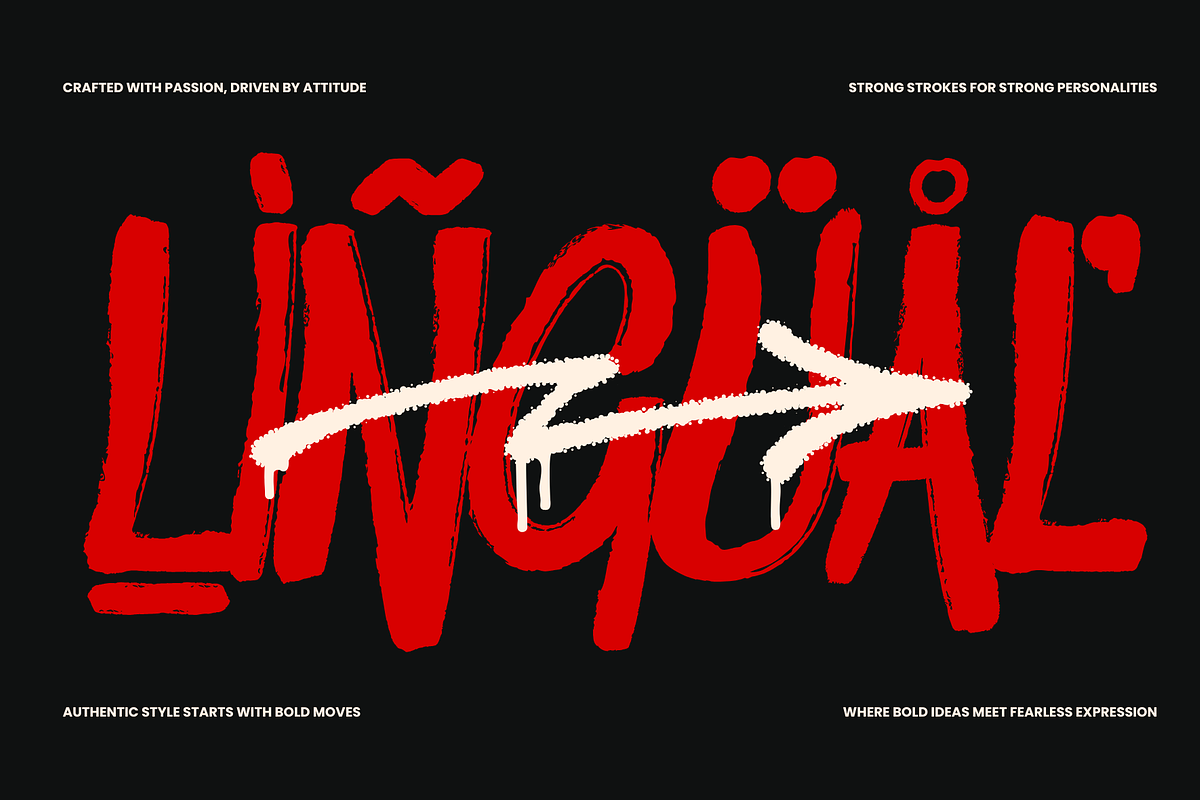 Gecarin – Bold Brush Display Font, a Sans Serif Font by MaikoHatta (Photo 6 of 8)