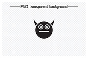 Moody and Cute Devil Emoji Set, a Solid Icon by Designfour (Thumbnail 5 of 7)