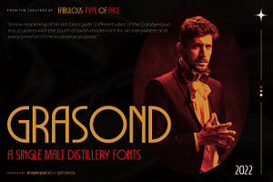GRASOND - Vintage Deco Fonts