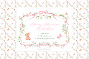 Cherry Blossom Butterfly Chinoiserie, a Graphic by LABFcreations (Thumbnail 4 of 4)