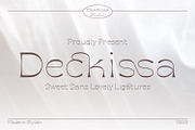 Deckissa - Lovely Serif Font, a Serif Font by Mokatype Studio (Thumbnail 1 of 10)