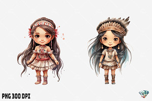 Little Girl American Indian