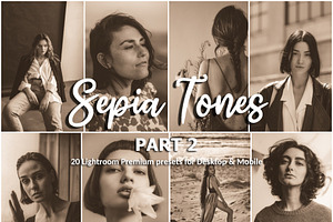20 Lightroom Presets Sepia Tones p2