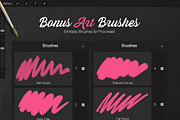 Pencils and Paint for Procreate, a Texture Graphic by iPad Calligraphy (Thumbnail 8 of 9)
