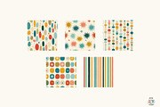 Mid Century Pop Modern Digital Paper, a Texture Illustration by Seaside Whiskers (Thumbnail 5 of 6)