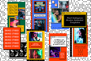 PIXEL-Instagram Stories Animation