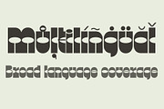 Lunatique | Three retro fonts, a Font by The Flying Type (Thumbnail 4 of 13)