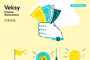 Veksy Finance Illustrations, a Finance Illustration by Welovegraphics (Thumbnail 7 of 7)
