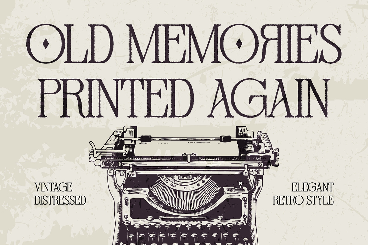 Distressed Sherlock – Elegant Serif, a Serif Font by Mahesans Co (Photo 3 of 10)