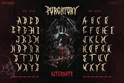 Purgatory, a Blackletter Font by Burntilldead (Thumbnail 5 of 13)